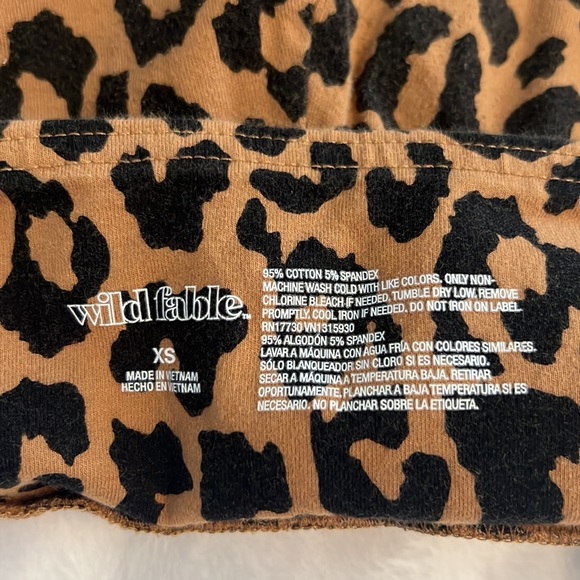 Wild Fable Biker Short - Cheeta Print - Picture 2 of 2
